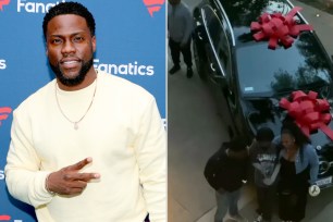 Kevin Hart surprises daughter Heaven with Mercedes SUV