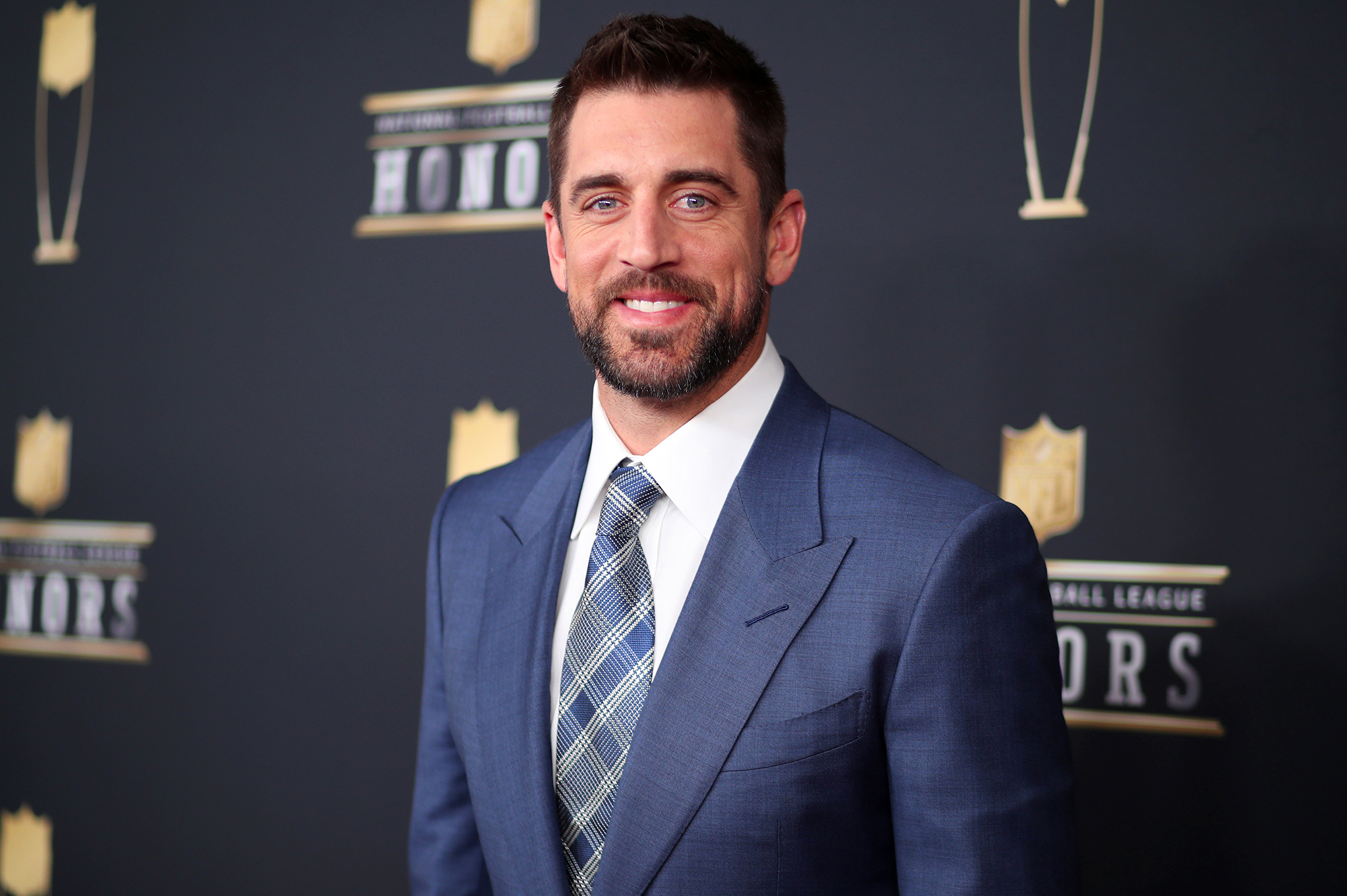 Aaron Rodgers announced in February that he was engaged.