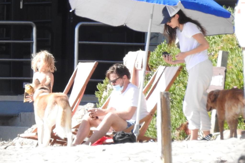 Leonardo DiCaprio and his model girlfriend Camila Morrone were spotted in Malibu.