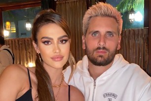 Amelia Hamlin and Scott Disick