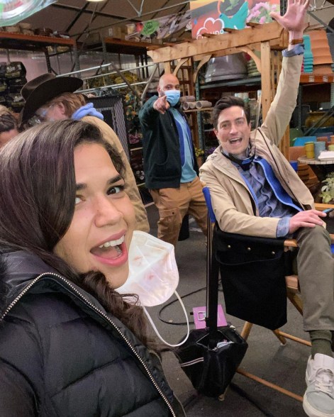 America Ferrara celebrates the "Superstore" series finale with a throwback photo of her final hour on set.