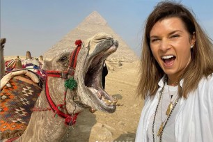 Danica Patrick in Egypt.