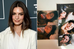 Emily Ratajkowski and the photos of her giving birth