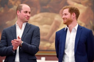 Prince William (left) and Prince Harry