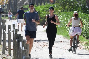 Jared Kushner and Ivanka Trump were spotted jogging in Miami this weekend.