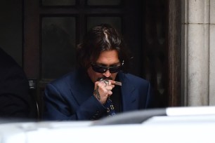 Johnny Depp leaves a London courthouse back in July 2020