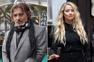 Johnny Depp and Amber Heard.