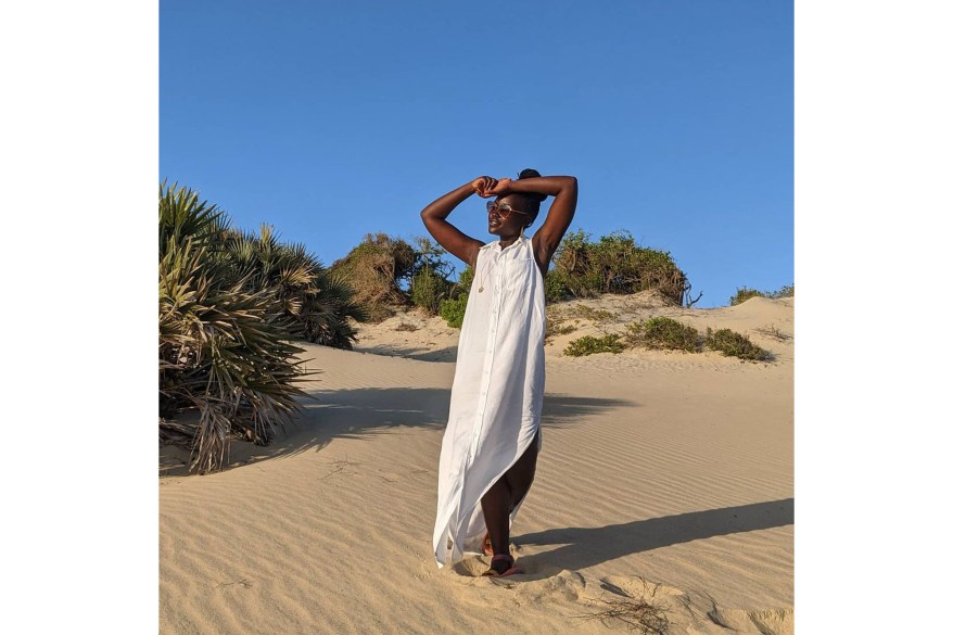 “I have come home to myself,” said Lupita Nyong'o, while vacationing in Kenya.