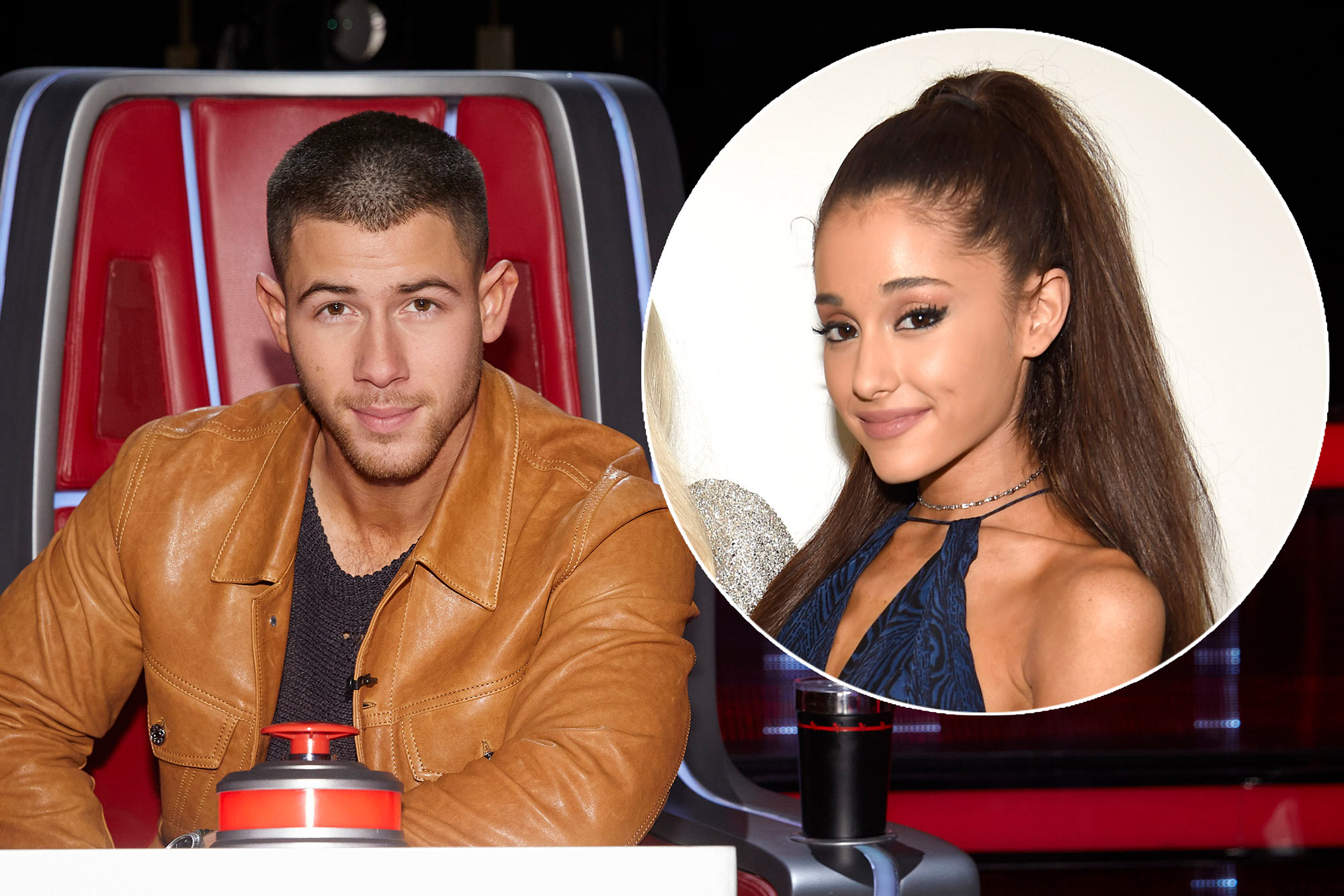 Nick Jonas and Ariana Grande