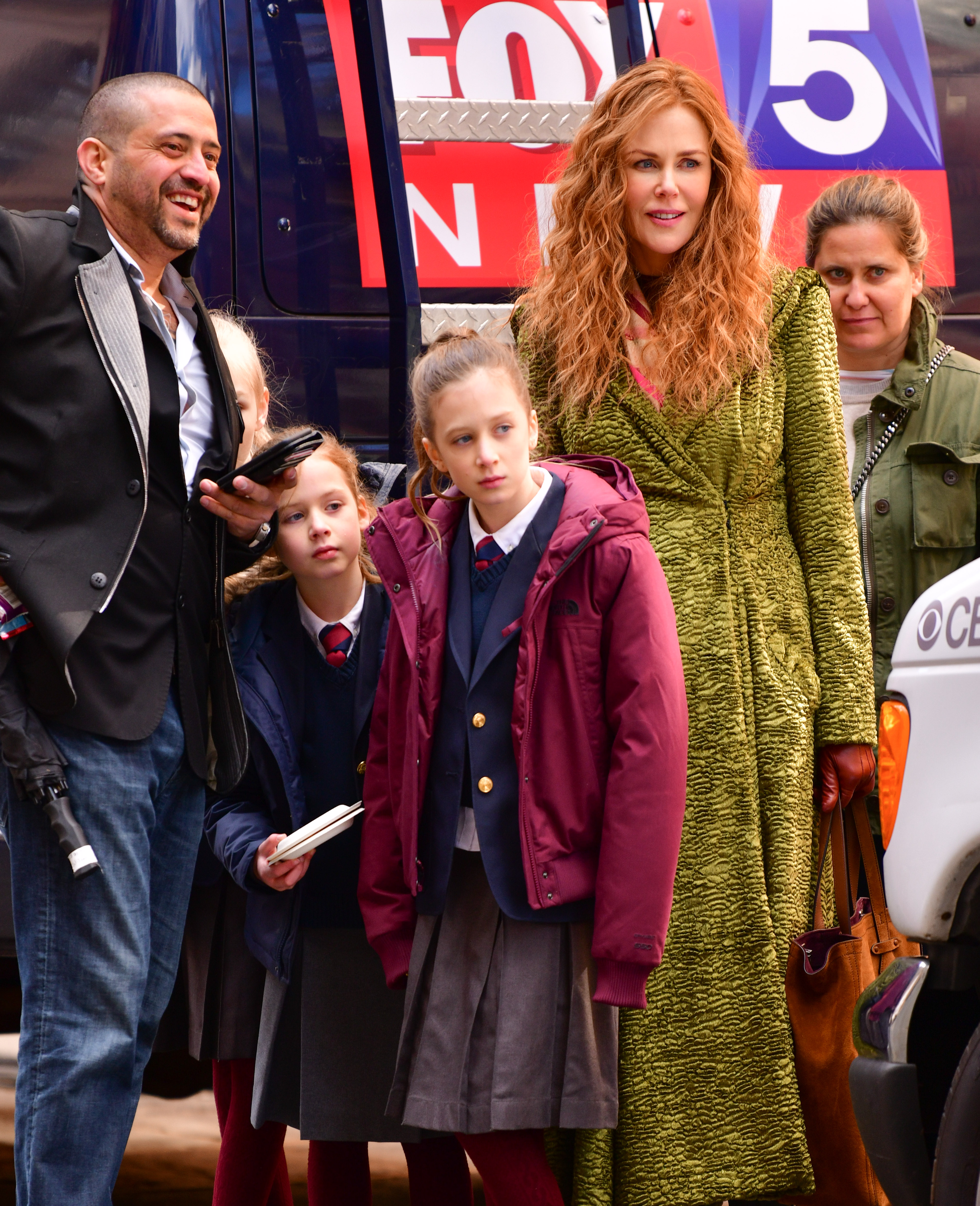 Nicole Kidman and Keith Urban with their children.