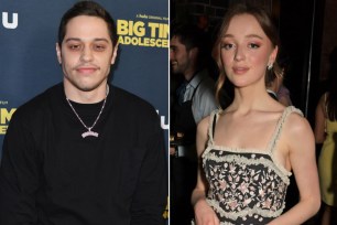 Pete Davidson and Phoebe Dynavor