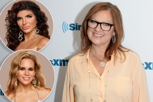 Former "RHONJ" star Caroline Manzo, Teresa Giudice and Jackie Goldschneider