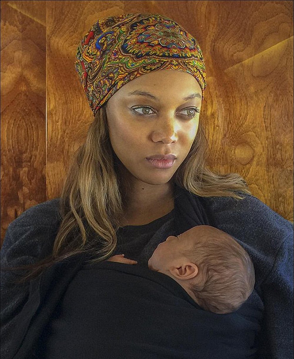 Tyra Banks welcomed her baby via surrogate in 2016.