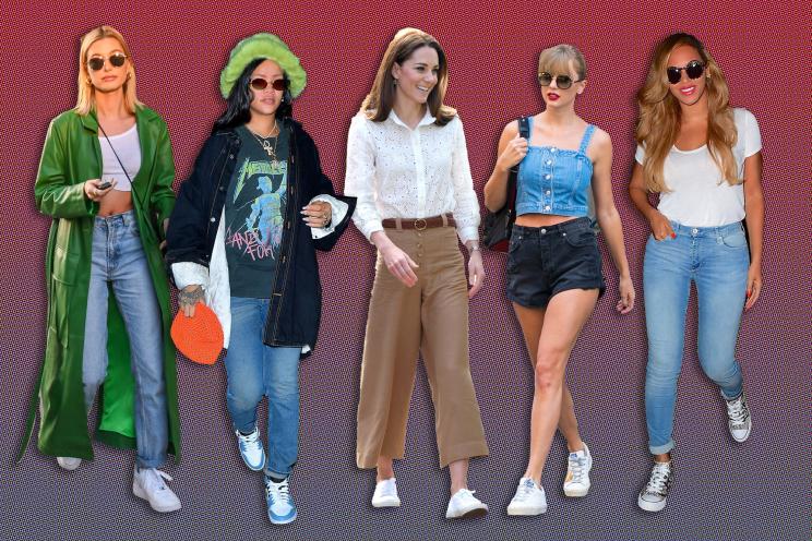 Hailey Baldwin, Rihanna, Kate Middleton, Taylor Swift and Beyoncé can't get enough of their favorite kicks.