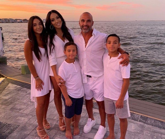 Melissa and Joe Gorga have some family time by the water with their kids Antonia, Joey, and Gino.