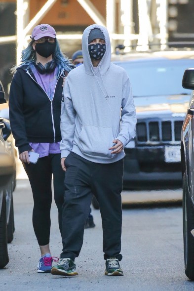 Timothée Chalamet and Lily-Rose Depp opt for an incognito look walking in New York City.