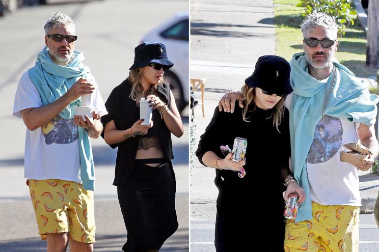 Taika Waititi and Rita Ora stroll around Sydney.