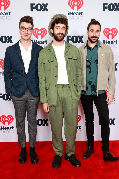 AJR on the iHeartRadio Music Awards 2021 red carpet