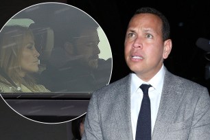 Ben Affleck and Jennifer Lopez in Montana, and Alex Rodriguez