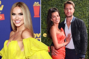 Composite of Chrishell Stause; Sofia Pernas and Justin Hartley.