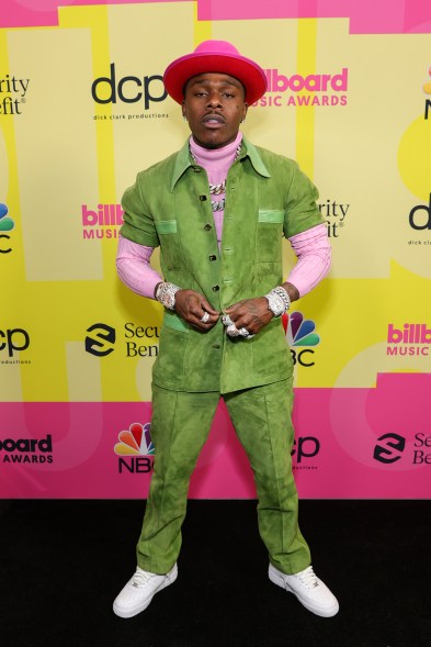 DaBaby on the Billboard Music Awards 2021 red carpet