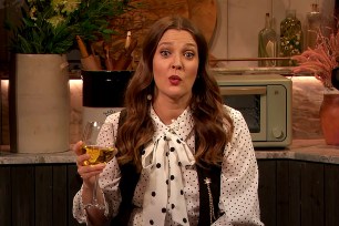 Drew Barrymore spilled her secrets during a game of "Did the Crime, Sip the Wine."