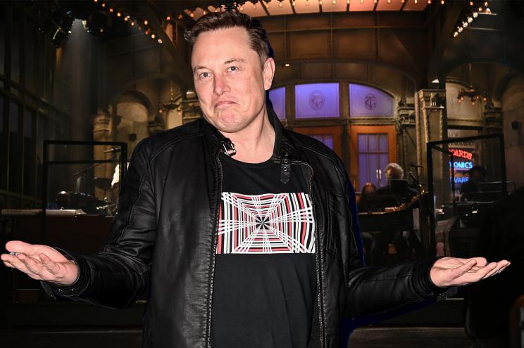 Elon Musk is downplaying the controversy over his "Saturday Night Live" hosting gig.