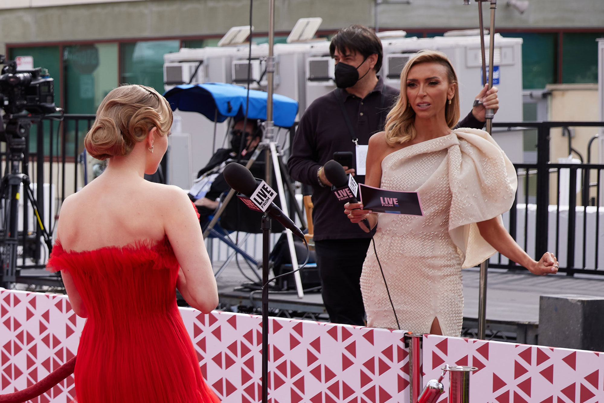 Giuliana Rancic at the 93rd Annual Academy Awards in April 2021.