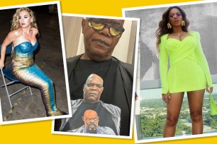 katy perry, samuel l. jackson and beyonce