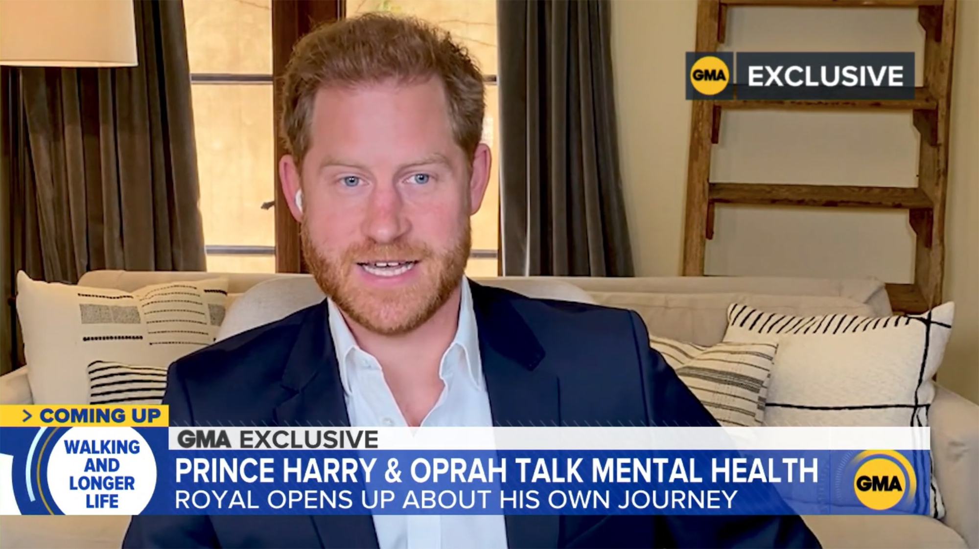 Prince Harry, Oprah Winfrey share behind-the-scenes details of new docuseries on "Good Morning America" on May 21, 2021.