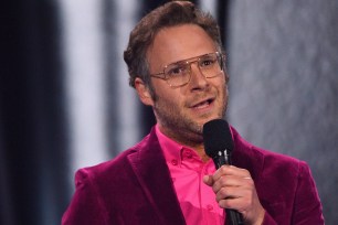 Seth Rogen said that comedians have to "confront" bad jokes they made in the past.