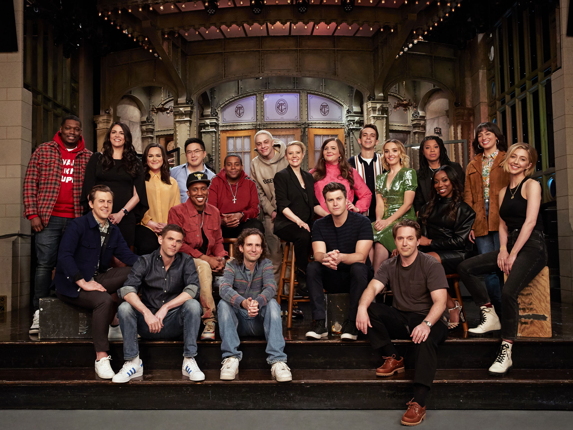 The cast of the 46th season of "Saturday Night Live."