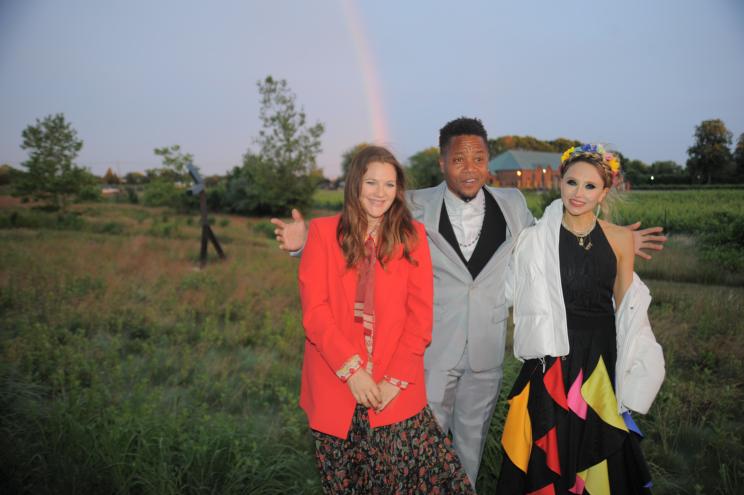 Drew Barrymore, Cuba Gooding Jr. and Stacey Bendet celebrate Pride in the Hamptons.