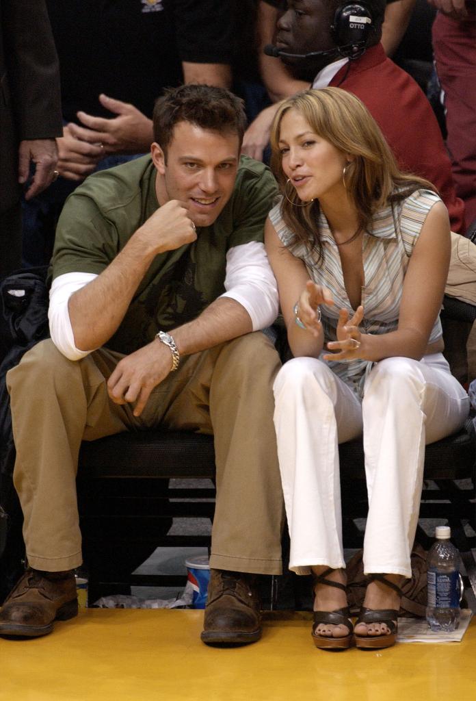 Jennifer Lopez and Ben Affleck in 2003.