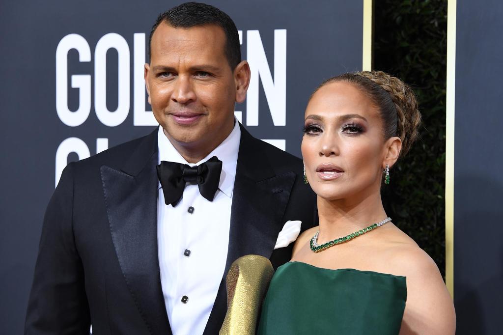 Jennifer Lopez and Alex Rodriguez in 2020.