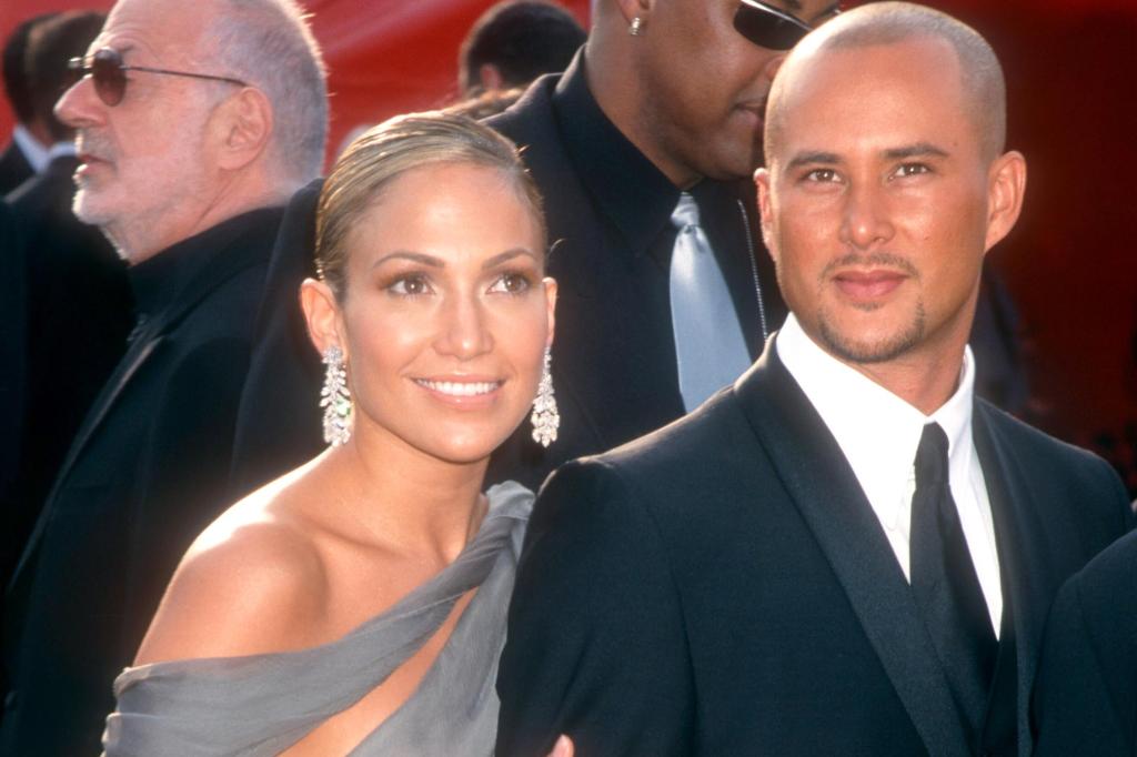 Jennifer Lopez and Cris Judd in 2001.