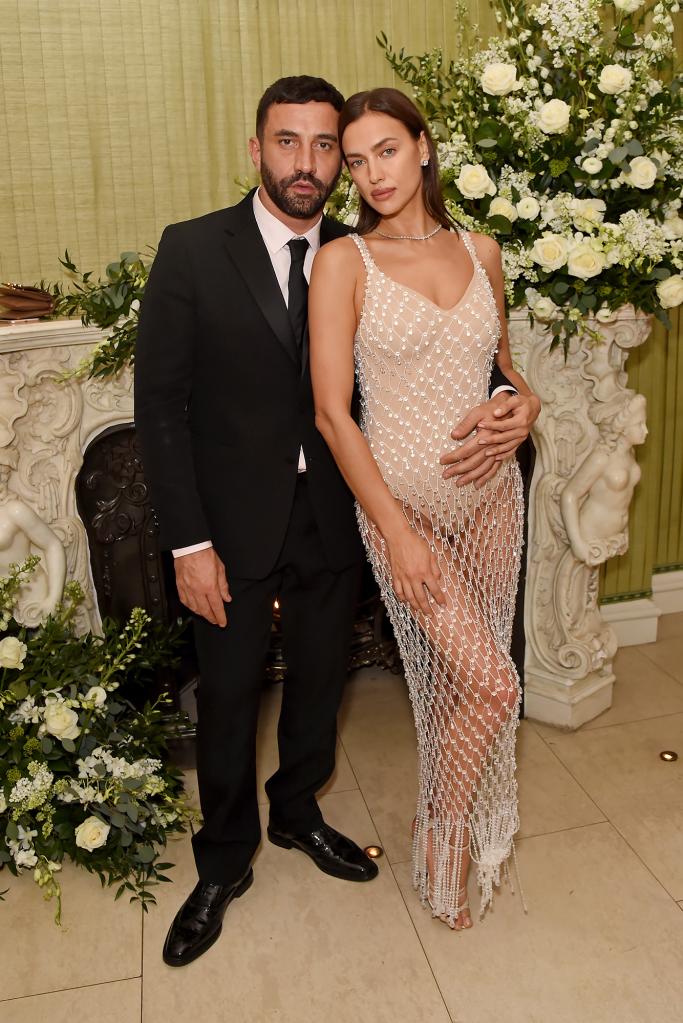 Riccardo Tisci and Irina Shayk