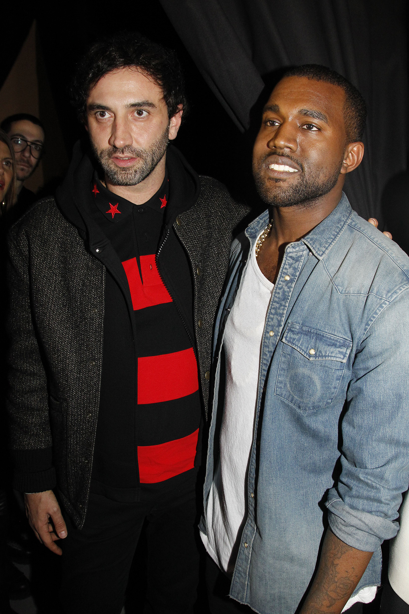 Riccardo Tisci and Kanye West