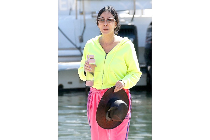 CRUISE CONTROL: Cher looks relaxed and refreshed during her weeklong boat tour of France and Italy.