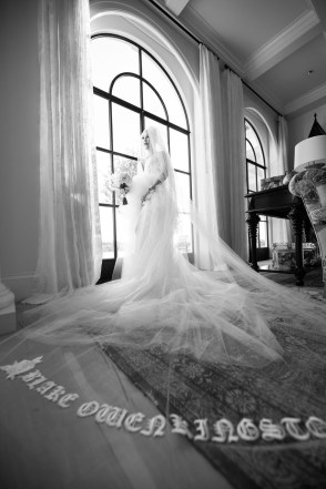 Gwen Stefani in her wedding dress