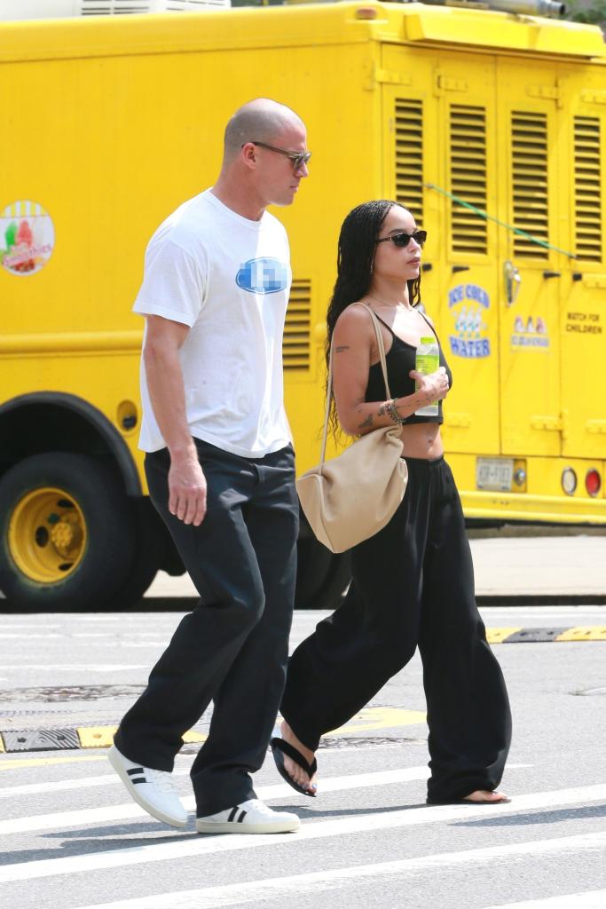 Channing Tatum and Zoë Kravitz in Manhattan.