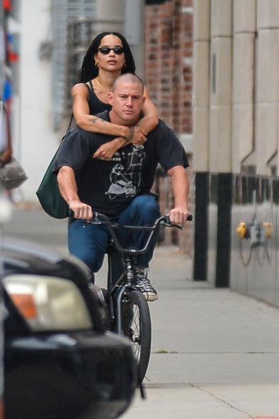 Zoe Kravitz and Channing Tatum in New York