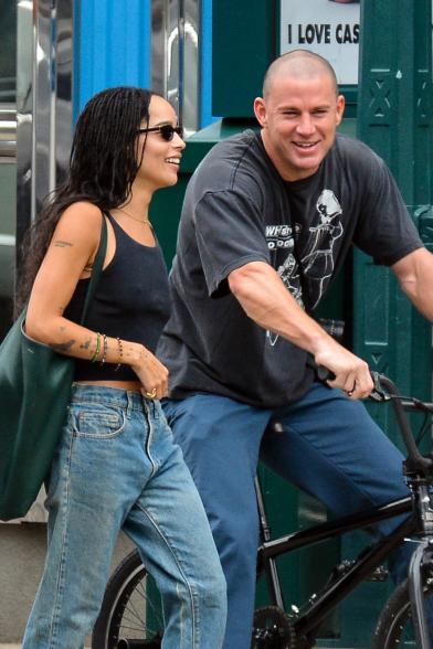 Zoe Kravitz and Channing Tatum in New York