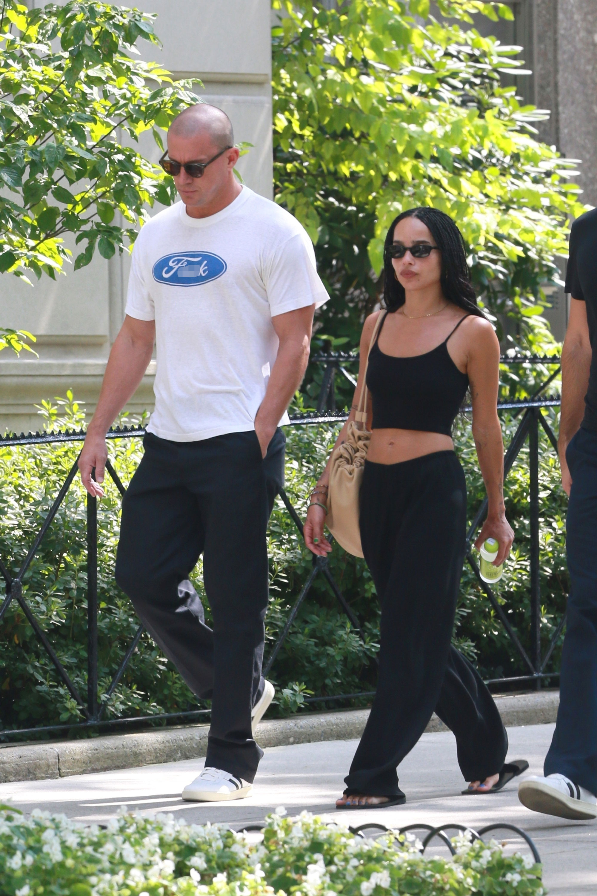 Channing Tatum and Zoë Kravitz in Manhattan.