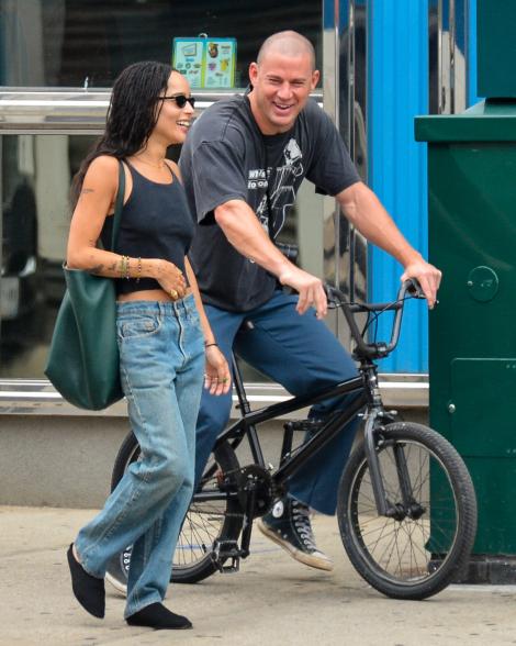 Zoe Kravitz and Channing Tatum in New York