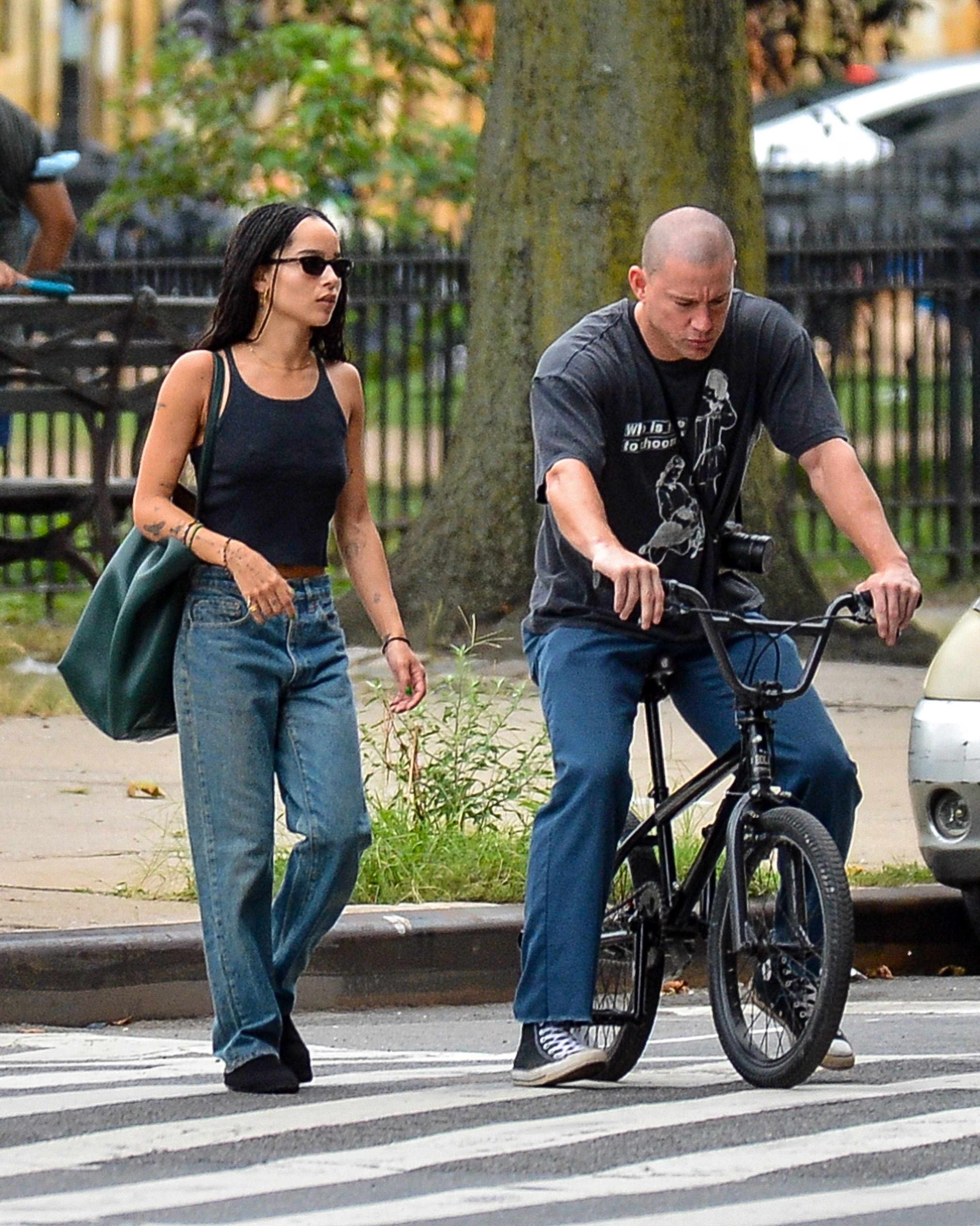 Zoe Kravitz and Channing Tatum in New York