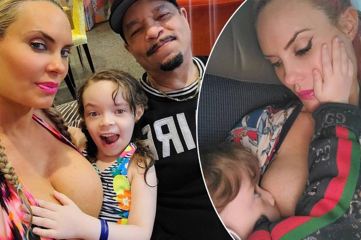 Coco Austin breastfeeding Chanel, Ice-T