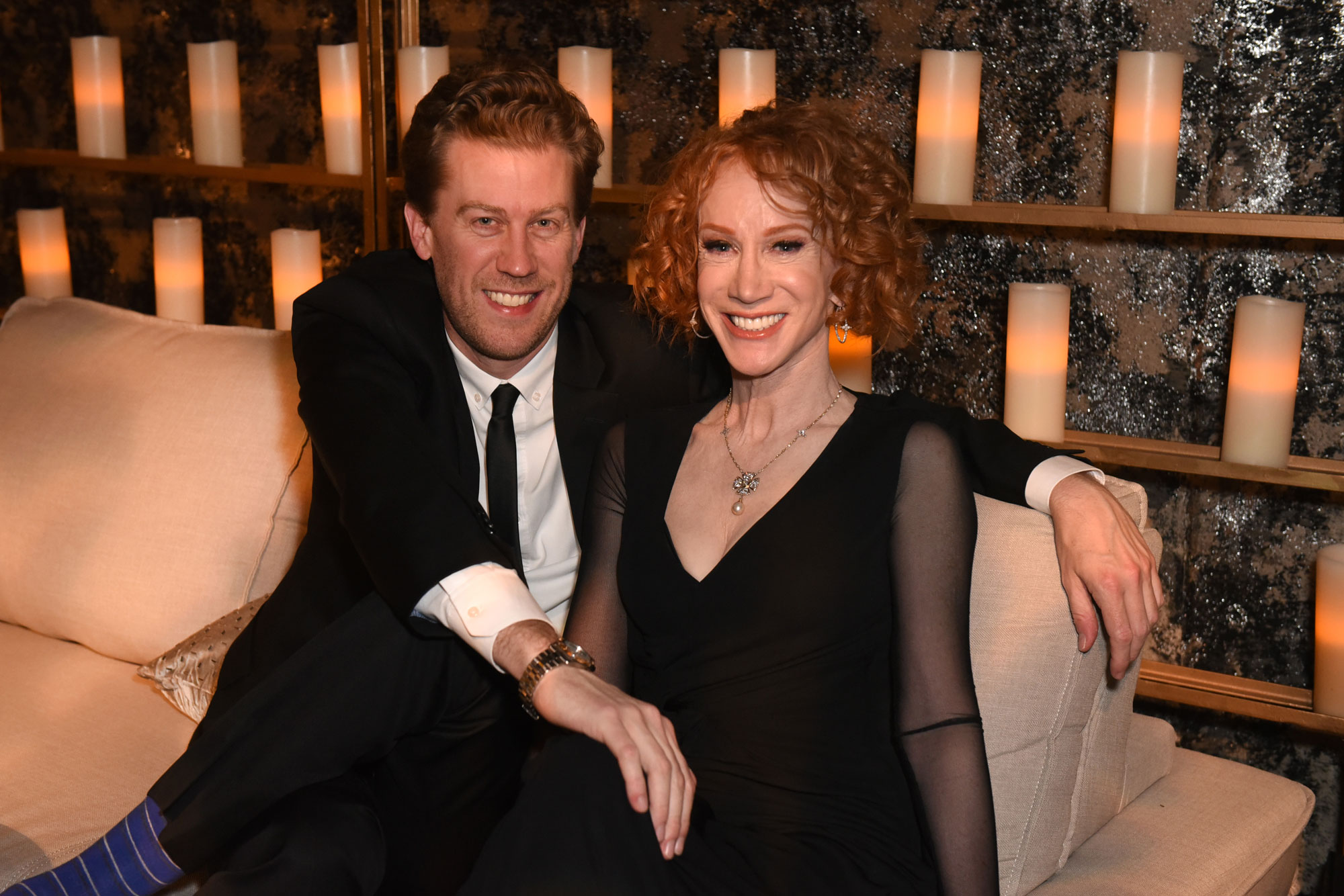 Randy Bick and Kathy Griffin in 2019