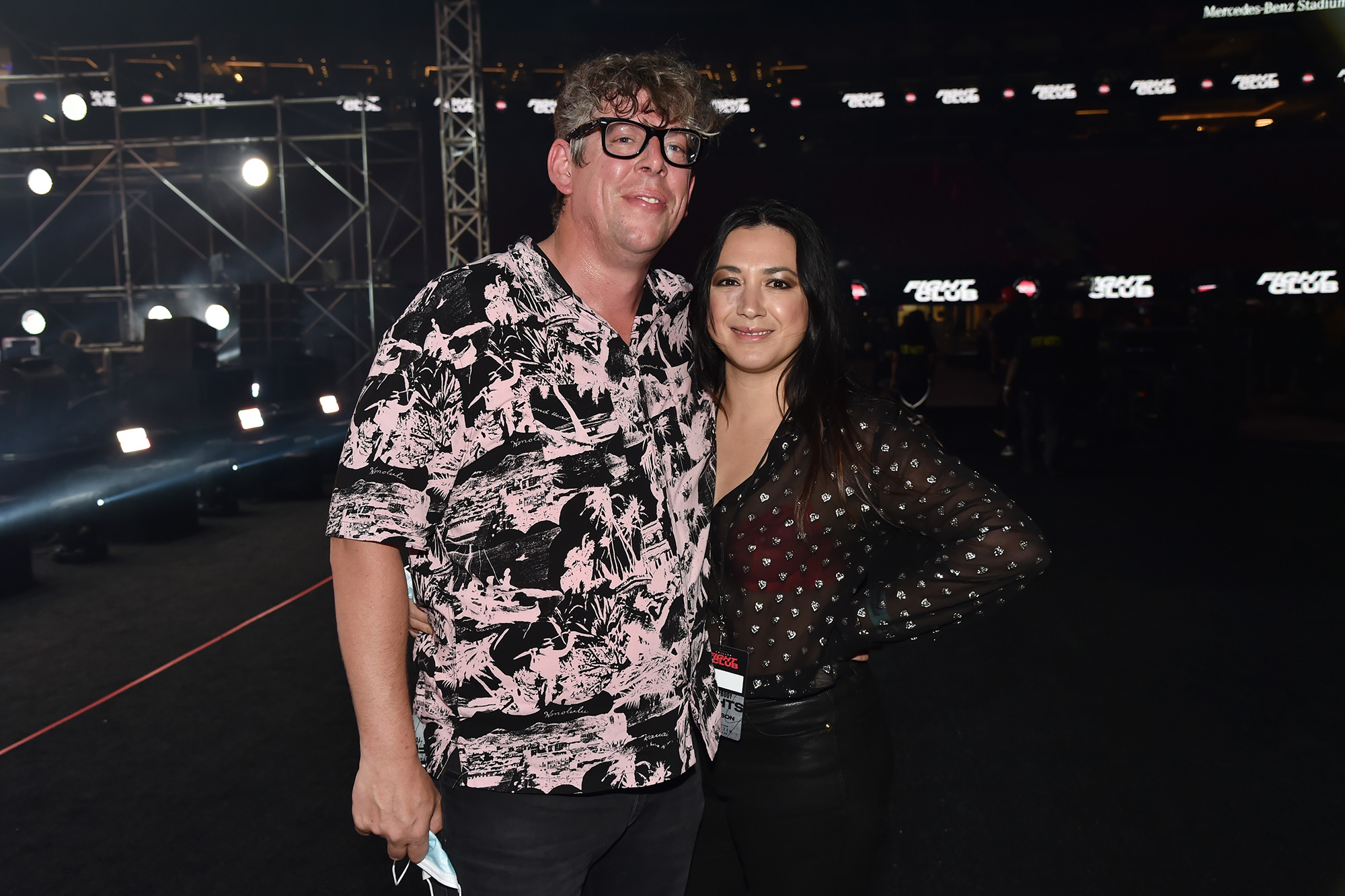 Patrick Carney of The Black Keys and Michelle Branch