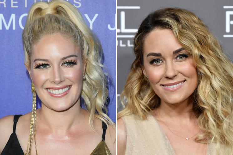 A split of Heidi Montag and Lauren Conrad.